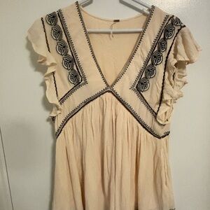 Free People Falling Water  Tunic Top